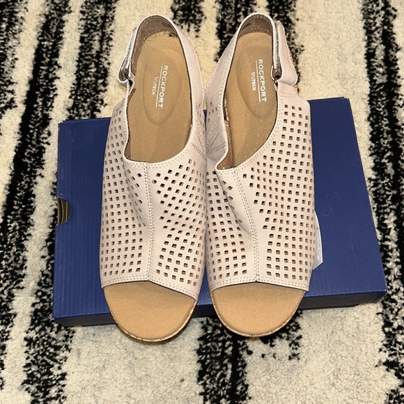 Rockport Women’s Briah Perforated Slingback Sandal New With Box Size 11 - Picture 5 of 8
